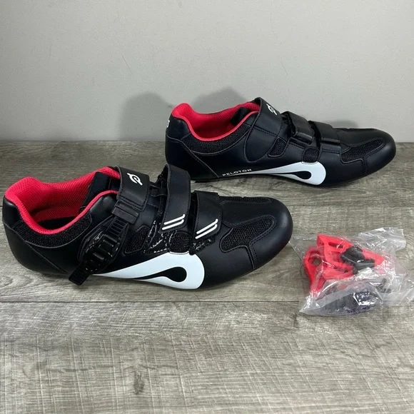 Men’s Peloton Black and Red Cycling Shoes (Size 12) s-l400.jpg main image 3